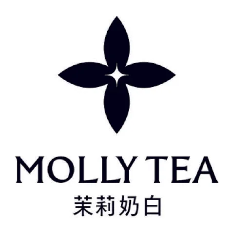 茶飲品牌茉莉奶白的品牌標誌。