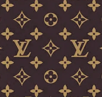路易威登經典 Monogram 花卉圖案。